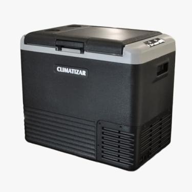 Imagem de Geladeira Portátil Climatizar 50 Litros 12v 24v 110v 220v Bluetooth USB - Caminhão Camping