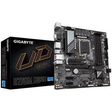 Imagem de Placa Mãe Gigabyte B760M DS3H LGA1700 DDR5 mATX