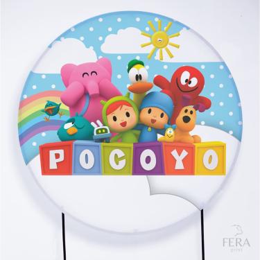 Imagem de Painel Decorativo para Festa 1,80x1,80 metros Vesti Fácil com Elástico Pocoyo - Fera Print