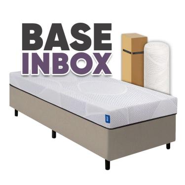 Imagem de Cama Box Solteiro Desmontável Bege + Colchão Umaflex Fit Firm D33 17cm Altura - Orthocamas