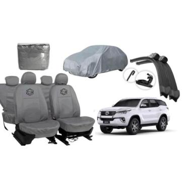 Imagem de Jogo capa couro cinza SW4 + brinde limpador - ferro tech br