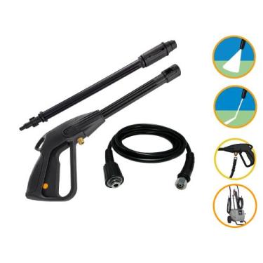 Imagem de Kit Mangueira 5mt Pistola Lança Wap Tobata Turbo Ultra - COMPATÍVEL WA