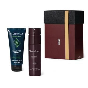 Imagem de Kit Malbec Cuidados: Body Spray 100ml e Balm Pós Barba 100g