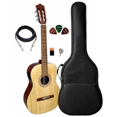 Imagem de Violão Giannini Trovador Ntr1 Tampo Maciço Nylon + Capa Luxo