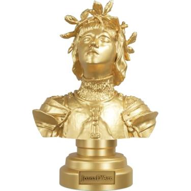 Imagem de Estátua Busto Santa Joana D'Arc (Cor Ouro)