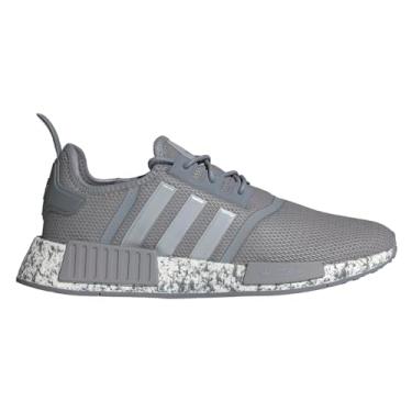 Imagem de adidas Tênis masculino casual NMD R1 com cadarço - Verde, Cinza, 36