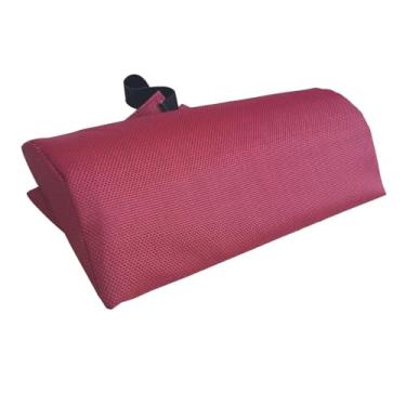 Imagem de Bothyi Almofada de cabeça para espreguiçadeira ao ar livre, almofada de encosto de cabeça para cadeiras de praia com faixa elástica, acessórios, de fácil de, Vermelho