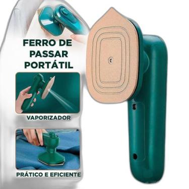 Imagem de Mini Ferro de Passar Vaporizador Portátil - Bivolt - Bivena, 220V