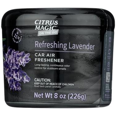 Imagem de Citrus Magic Ambientador de carro sólido absorvente de odor On The Go, lavanda refrescante, 236 ml, pacote com 1