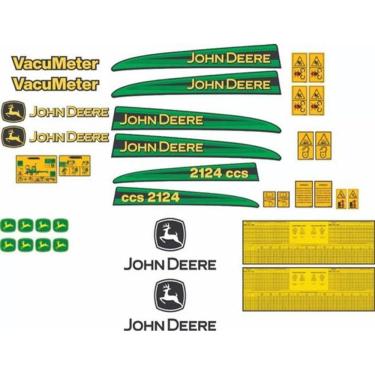 Imagem de Kit Adesivo Plantadeira John Deere 2124 Ccs