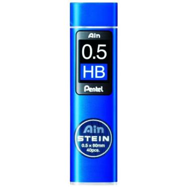 Imagem de Pentel Grafite para lapiseira Ain Stein, 0,5 mm HB, 40 grafites (C275-HB)