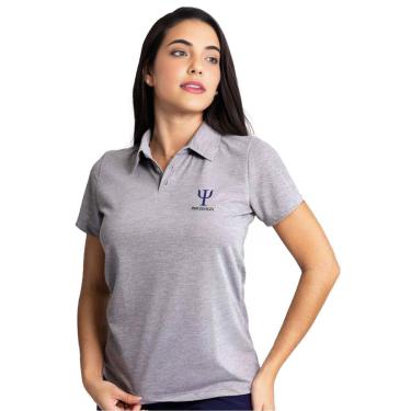 Imagem de Camisa Gola Polo Estampa Psicologia Piquet Feminino-Feminino