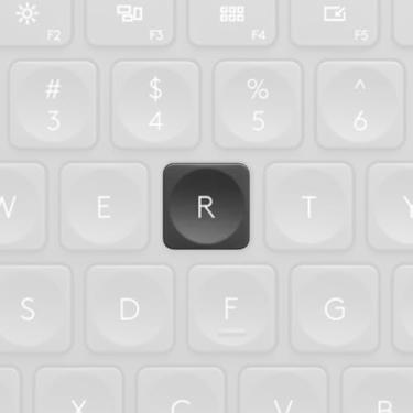 Imagem de Tecla única para teclado Logitech Craft/MX Keys S/MX Keys Mini/MX Keys S para MAC/MX Keys Mini para MAC (preto/grafite, [R] tecla)