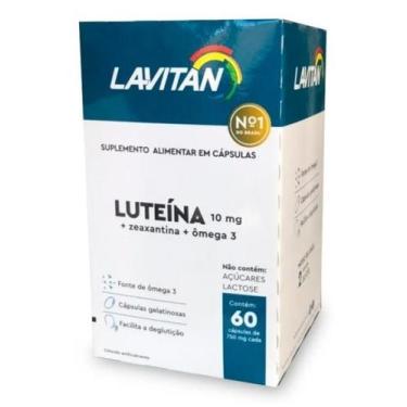 Imagem de Suplemento Alimentar Cápsulas Luteína 10mg Ômega3 60un - Cimed