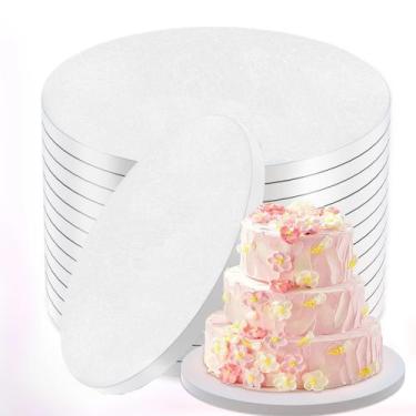 Imagem de Pacote de Cakeboard CEVICANT, 12, 30 cm, redondo, 1,3 cm de espessura,