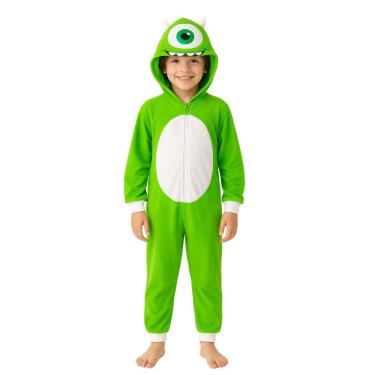 Imagem de Pijama Infantil Macacão Kigurumi Fantasia Mons Mike Parmalat