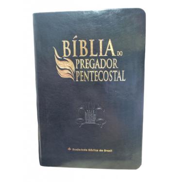 Imagem de Biblia Do Pregador Pentecostal Média Preta Com Indice