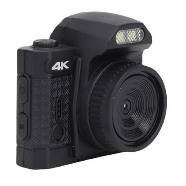 Imagem de Dpofirs Mini Câmera 4K HD Video Recorder, Chavedador de Câmera Digital de Chaveiro Com Luz de Enchimento LED, Tela HD de 1,54 Polegada, Adequada para Gravação de Estudo de Viagem (BLACK)
