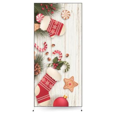 Imagem de Painel Romano Lateral 0,90mx 2,20m Veste Facil Natal (PLNAT0059)