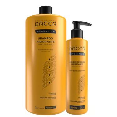 Imagem de Kit Shampoo E Condicionador Profissional Pós Química Hidratante - Dacc