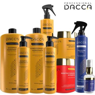 Imagem de Kit Dacca Cauterização Hidratação Reconstrução Profissional 9 Itens - 