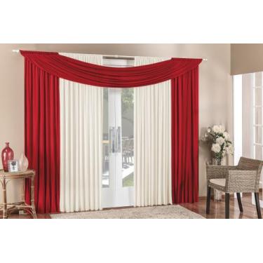 Imagem de Cortina Alana 3m x 2,50m Para Quarto Sala 100% Poliester - Rose Jordão