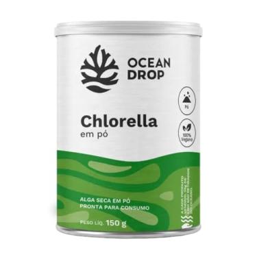 Imagem de Ocean Drop Chlorella em Pó, Suplemento Natural Detox, 150g, Vegano, Sem Glúten