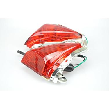 Imagem de TOPZONE Compatível com Kawasaki 2010-2019 CONCOURS 14 ABS; 2015-2018 GTS GTR1400 ABS; Lâmpada Idicadora Frontal Pisca-pisca (lâmpadas de halogênio instaladas, lente vermelha)