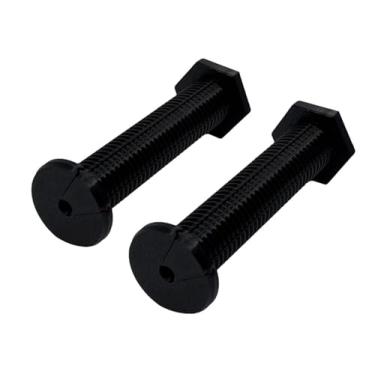 Imagem de Intulon Ilhós de parede divididos em V para Starlink, Ethernet (rede), HDMI, Co-Axial e outros cabos com flange, porca de travamento (V-23-7-101-BK-2P (preto, pacote com 2))