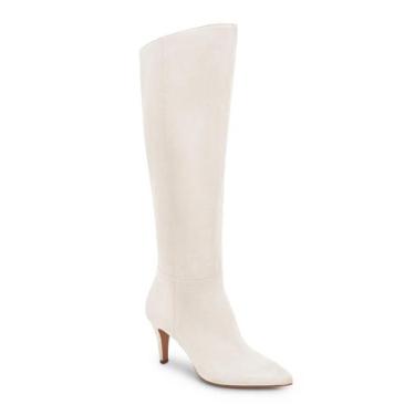 Imagem de Botas de cano alto Coutgo Stiletto, salto alto, panturrilha larga, fem