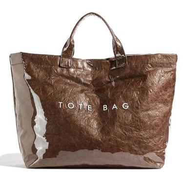 Imagem de Sacola LIERWOI PVC e papel Kraft para mulheres 45x29x13cm