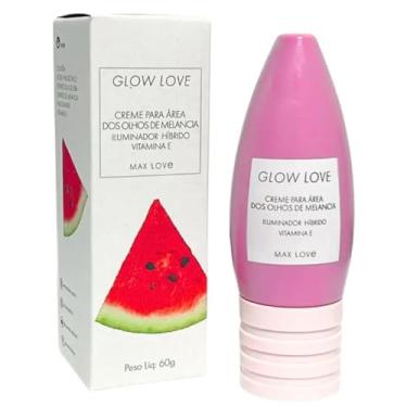 Imagem de Creme Para Os Olhos Max Love Melancia Glow Love - Hidratante Anti Olheiras 60g - Absorção Rápida