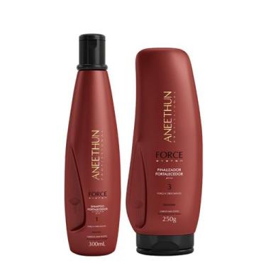 Imagem de Aneethun Force System Kit Shampoo e Finalizador Fortalecedor 250g