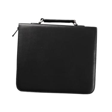 Imagem de oshhni Bolsa porta-tesoura, estojo para cabeleireiro, leve, profissional, portátil, resistente, organizador de ferramentas de salão, bolsa para ferramentas, Preto