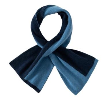 Imagem de Cachecol feminino de caxemira de comprimento médio, xale, dois em um, versátil, outono, inverno, malha, design leve e quente, ideal para camadas com casacos e suéteres combina com qualquer roupa