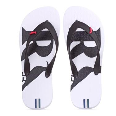 Imagem de Chinelo Reserva Casual Masculino, Branco/Preto, 39/40