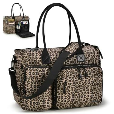 Imagem de COSCOOA Sacola de professor, bolsa para laptop de 15,6 polegadas, para trabalho feminino, 20 L, item pessoal, bolsa de viagem 40 x 30 x 15 cm, pasta de enfermeira