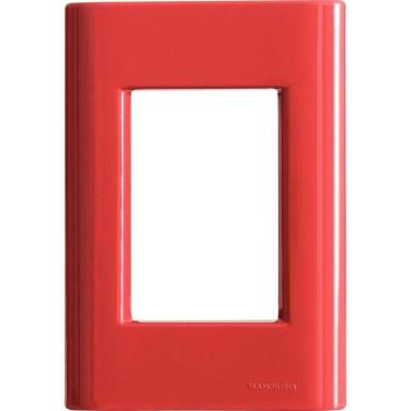 Imagem de Placa 3 Postos 4x2 Tramontina Giz Napoli Sem Suporte Tramontina