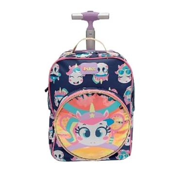 Imagem de Mochila com Rodinha Média Unicórnio Tênis Puket