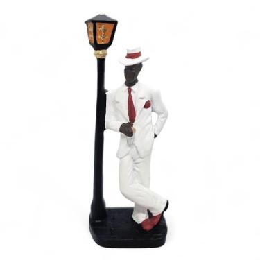 Imagem de Imagem Zé Pilintra Proteção Resina Umbanda Candomblé 18 cm - Flash