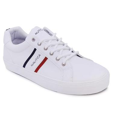 Imagem de Nautica Men's Avary Casual Lace-Up Shoe,Classic Low Top Loafer, Fashion Sneaker-White-13
