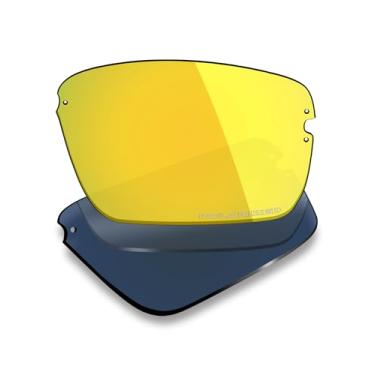 Imagem de Mryok Lentes de reposição ultra polarizadas para óculos de sol Costa Del Mar Galveston, HD Polarized, proteção UV, resistente a impactos e ajuste perfeito - Ouro 24K