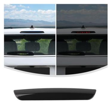 Imagem de Linskip 3ª capa de luz de freio compatível com Jeep Compass 2017-2025+, guarnição de proteção de luz de freio central alto traseiro, acessórios externos (Smoke Dark)