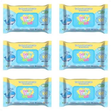 Imagem de Kit Baby Club Ultra Care: 6 Pacotes Toalhas Umedecidas Baby 20x13cm Co