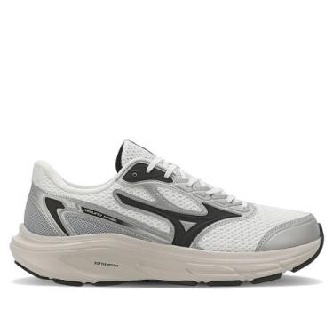 Imagem de Tênis Masculino Mizuno Hawk 6 Branco/Cinza, Branco, Cinza, 42