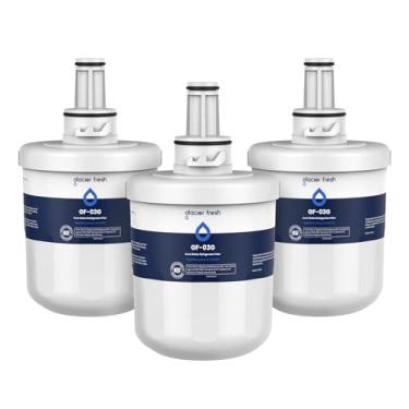 Imagem de GLACIER FRESH DA29-00003G Filtro de água de substituição para refrigerador Samsung, compatível com Samsung DA29 00003G, DA29-00003F, DA29-00003B, Aqua-Pure Plus, HAFCU1, WSS-1 (pacote com 3)