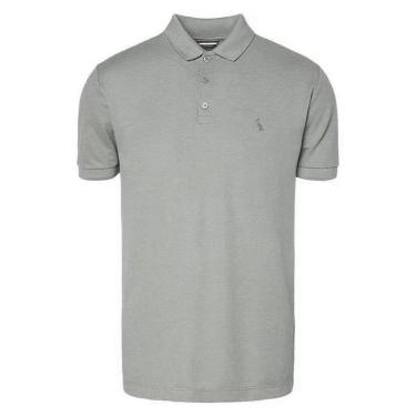 Imagem de Camisa Polo Reserva Piquet Denali Masculino Cinza Claro-Masculino
