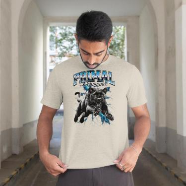 Imagem de Camiseta Masculina Manga Curta Pantera Negra Estilosa Casual em Algodão do P ao G1-Masculino