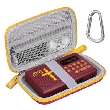 Imagem de Capa para Wonder Bible KJV/NIV, bolsa de transporte compatível com Wonder Bible/Leitor de Bíblia de áudio de meditação diária (apenas caixa)