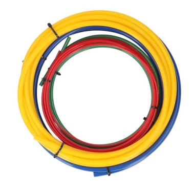 Imagem de 4 peças de extensão de tubo de cobre condicionado, 4 m 1/10.2 cm 3/20.3 cm 1/5.1 cm 5/20.3 cm AC conjunto de dobrador de tubo de cobre para ar condicionado, kit de protetor de tubo de cobre